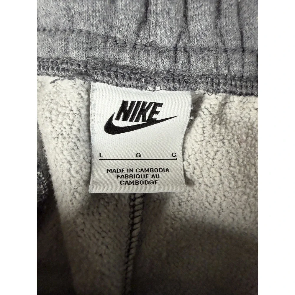 Nike Sweatpants Club Fleece Gray Heather Taper Leg Joggers NSW Mens Large Swoosh